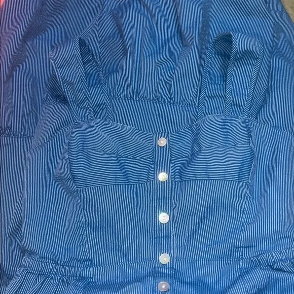 Madewell Button-Front Tiered Midi Dress in Stripe
ADD TO HEARTS - Picture 8 of 12